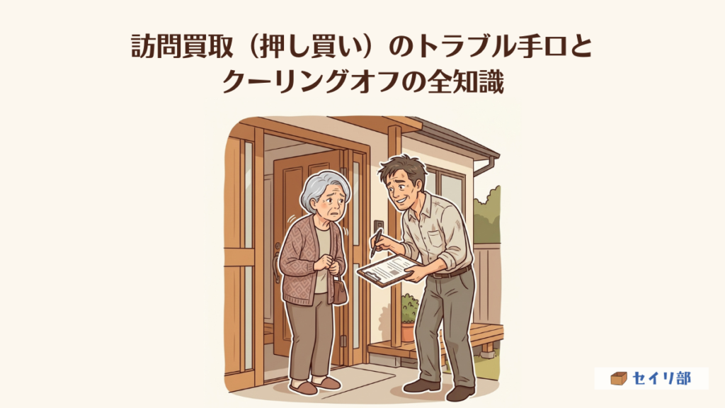 訪問買取トラブル対策のアイキャッチ