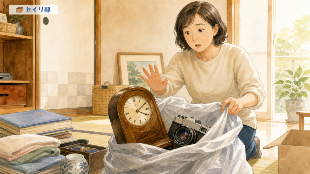査定対象になる物をゴミとして処分してしまうリスク