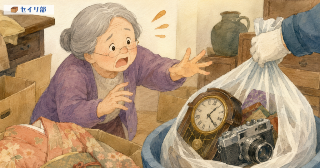 価値あるものをゴミとして処分してしまうリスク